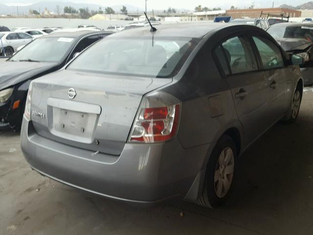 3N1AB61E38L689884 - 2008 NISSAN SENTRA 2.0 SILVER photo 4