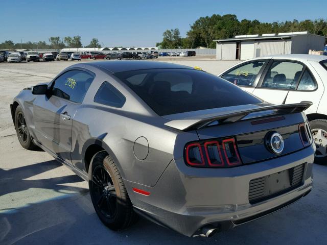 1ZVBP8AM1E5325381 - 2014 FORD MUSTANG GRAY photo 3