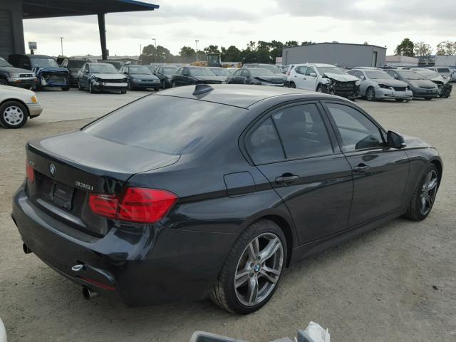 WBA3B9G51DNP39400 - 2013 BMW 335 XI BLACK photo 4