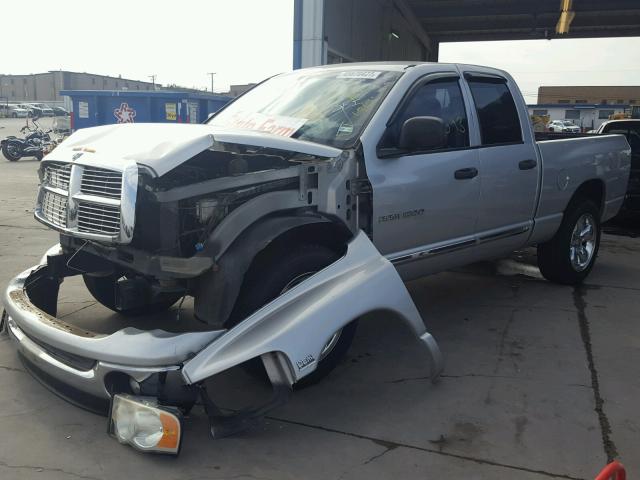 1D7HA18D05J606841 - 2005 DODGE RAM 1500 SILVER photo 2