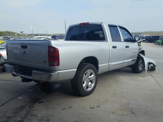 1D7HA18D05J606841 - 2005 DODGE RAM 1500 SILVER photo 4