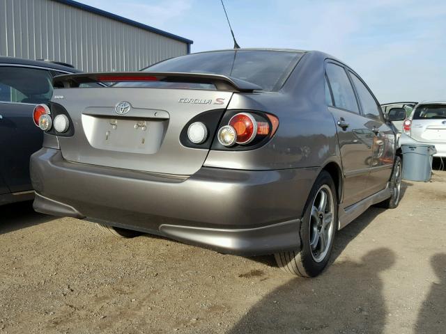 1NXBR32E53Z175653 - 2003 TOYOTA COROLLA CHARCOAL photo 4