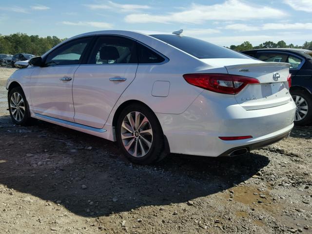 5NPE34AF7FH086491 - 2015 HYUNDAI SONATA SPO WHITE photo 3