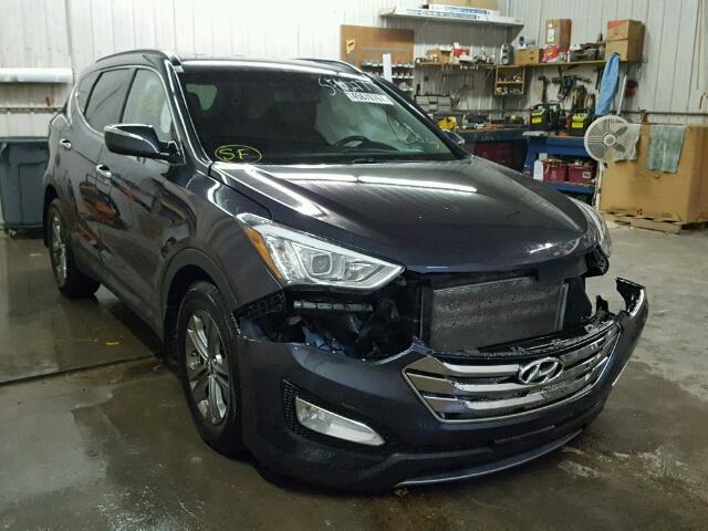 5XYZU3LB0DG034823 - 2013 HYUNDAI SANTA FE S BLUE photo 1