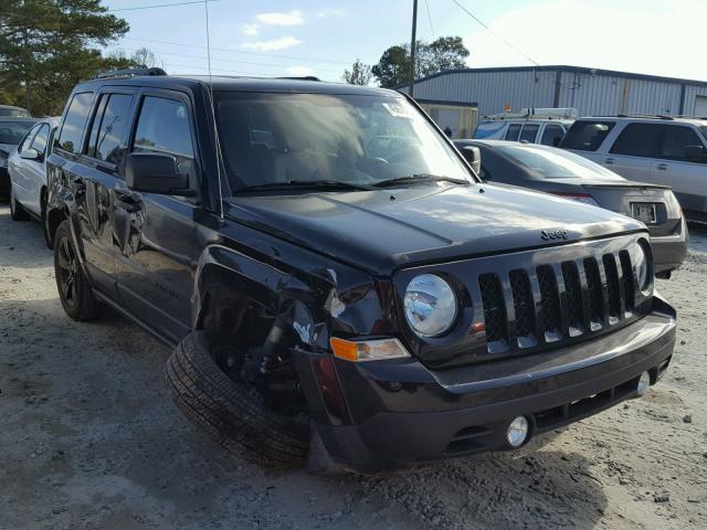 1C4NJPBA2ED912145 - 2014 JEEP PATRIOT BLACK photo 1