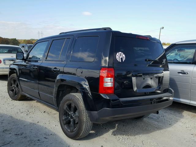 1C4NJPBA2ED912145 - 2014 JEEP PATRIOT BLACK photo 3