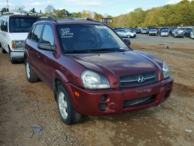 KM8JM12B37U565600 - 2007 HYUNDAI TUCSON GLS BURGUNDY photo 1