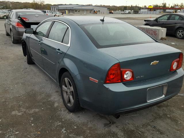 1G1ZJ57B59F200500 - 2009 CHEVROLET MALIBU 2LT BLUE photo 3