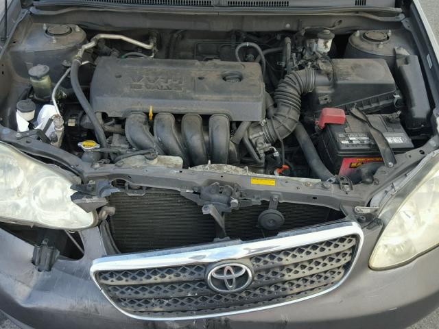 1NXBR32E27Z886880 - 2007 TOYOTA COROLLA GRAY photo 7