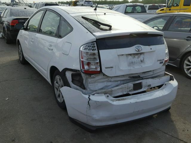 JTDKB20U573294442 - 2007 TOYOTA PRIUS WHITE photo 3