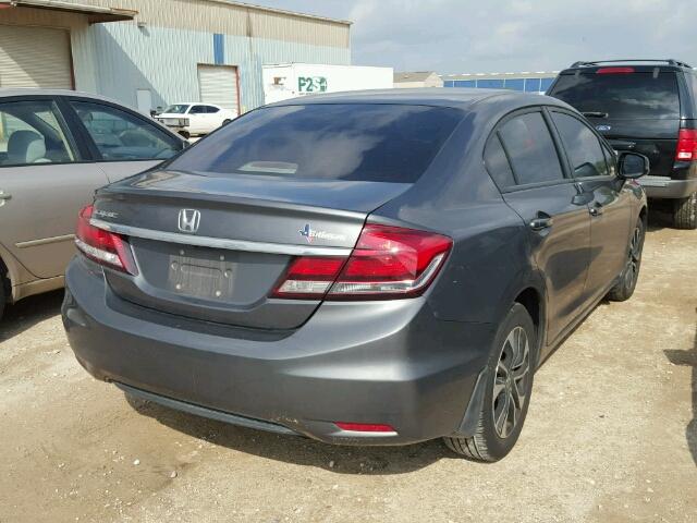 2HGFB2F96DH545371 - 2013 HONDA CIVIC EXL GRAY photo 4