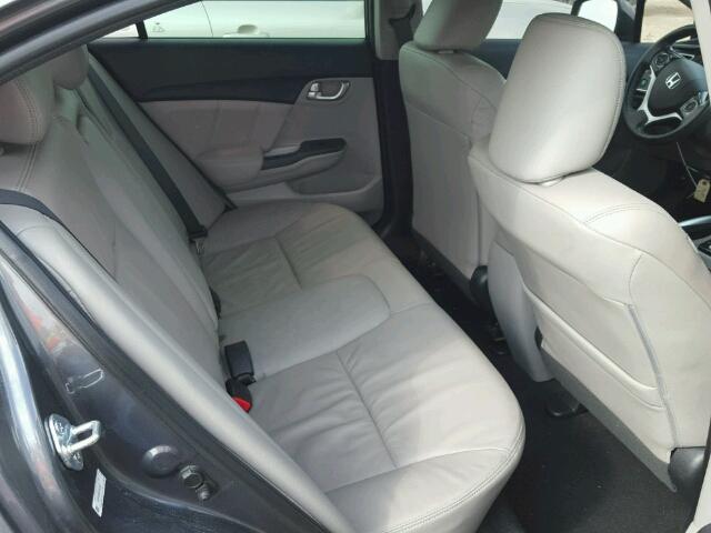 2HGFB2F96DH545371 - 2013 HONDA CIVIC EXL GRAY photo 6