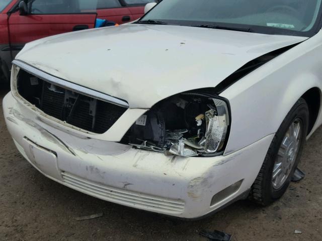 1G6KD54Y24U157606 - 2004 CADILLAC DEVILLE WHITE photo 9