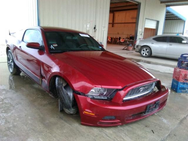 1ZVBP8AM3E5264891 - 2014 FORD MUSTANG MAROON photo 1