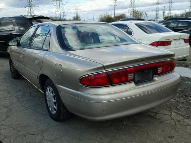 2G4WS52J821182623 - 2002 BUICK CENTURY CU GOLD photo 3