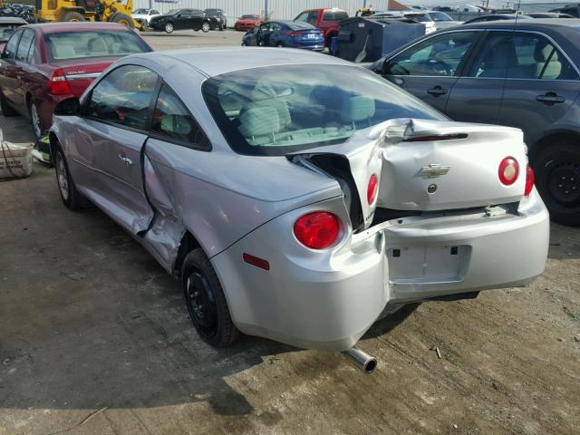 1G1AK15F167683658 - 2006 CHEVROLET COBALT LS SILVER photo 3