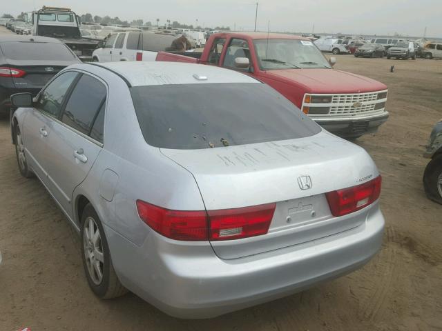 1HGCM56865A001488 - 2005 HONDA ACCORD EX SILVER photo 3