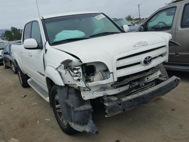 5TBET38194S440032 - 2004 TOYOTA TUNDRA DOU WHITE photo 1