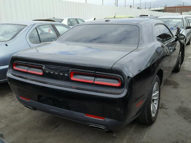 2C3CDZAG9GH119421 - 2016 DODGE CHALLENGER BLACK photo 4