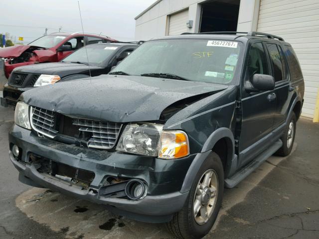 1FMZU73K03UB63211 - 2003 FORD EXPLORER X GREEN photo 2