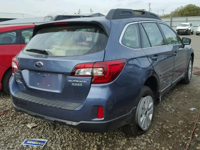 4S4BSAAC6H3287061 - 2017 SUBARU OUTBACK 2. BLUE photo 4