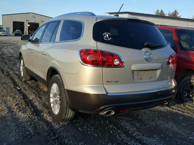 5GAER23758J227174 - 2008 BUICK ENCLAVE CX TAN photo 3