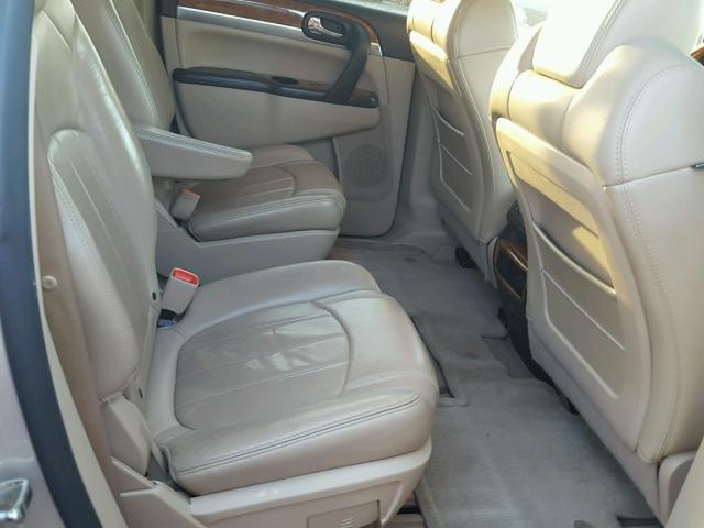 5GAER23758J227174 - 2008 BUICK ENCLAVE CX TAN photo 6