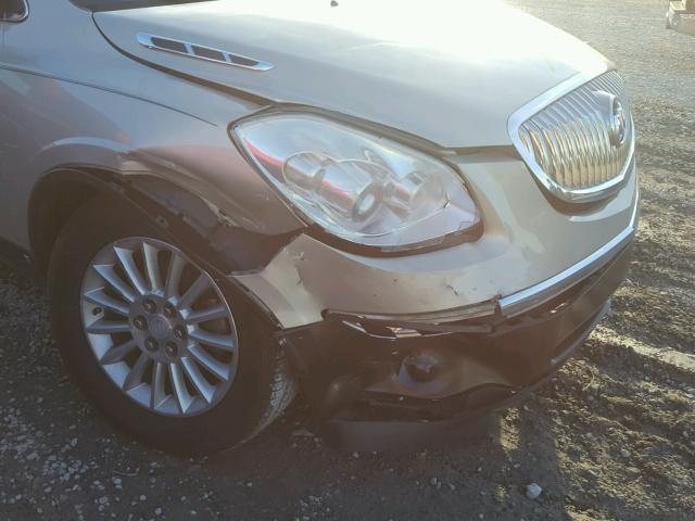 5GAER23758J227174 - 2008 BUICK ENCLAVE CX TAN photo 9