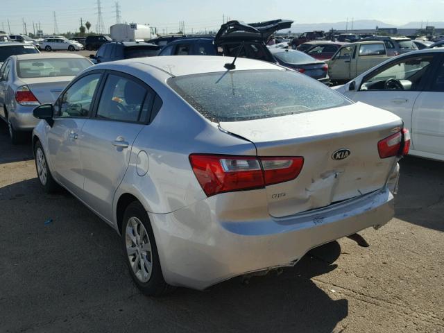 KNADM4A38D6138133 - 2013 KIA RIO LX WHITE photo 3