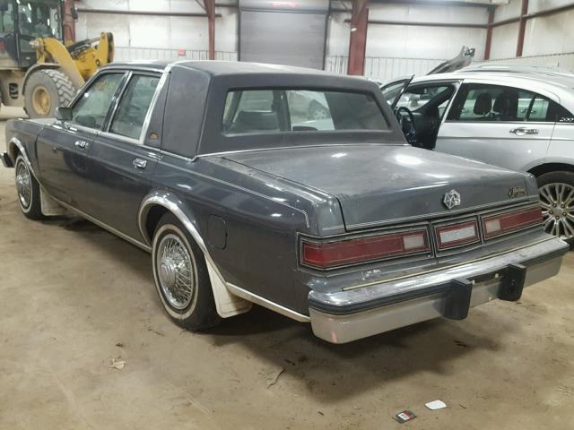 1C3BF66P6EX572952 - 1984 CHRYSLER FIFTH AVEN GRAY photo 3