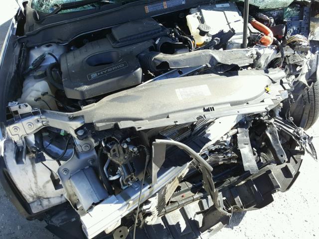 3FA6P0LU5ER198804 - 2014 FORD FUSION SE SILVER photo 7