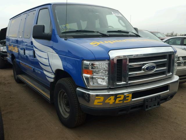 1FBSS3BL6EDA57383 - 2014 FORD ECONOLINE BLUE photo 1