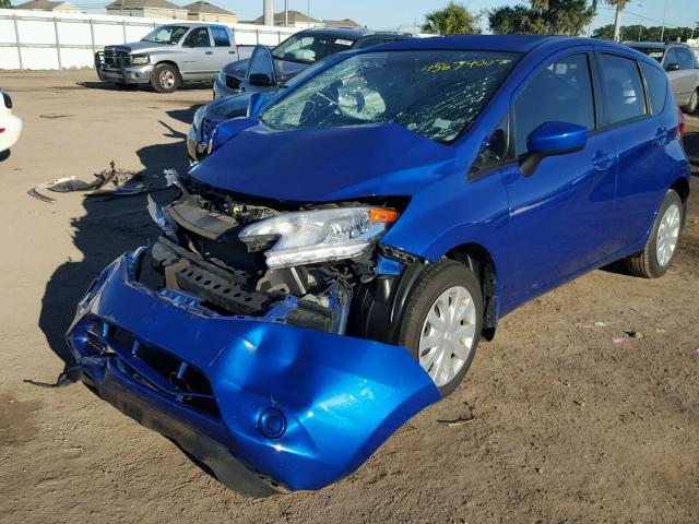 3N1CE2CP9FL442812 - 2015 NISSAN VERSA NOTE BLUE photo 2