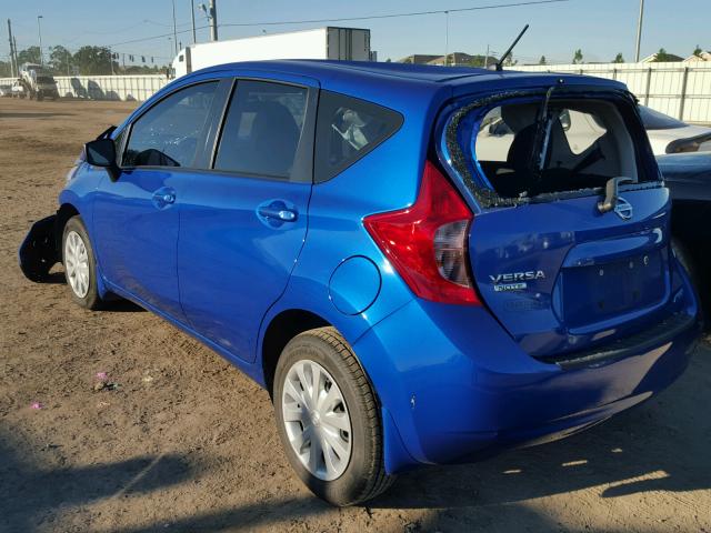 3N1CE2CP9FL442812 - 2015 NISSAN VERSA NOTE BLUE photo 3