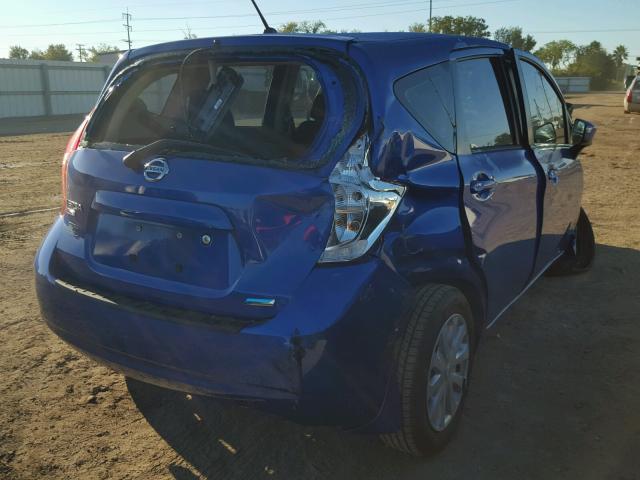 3N1CE2CP9FL442812 - 2015 NISSAN VERSA NOTE BLUE photo 4