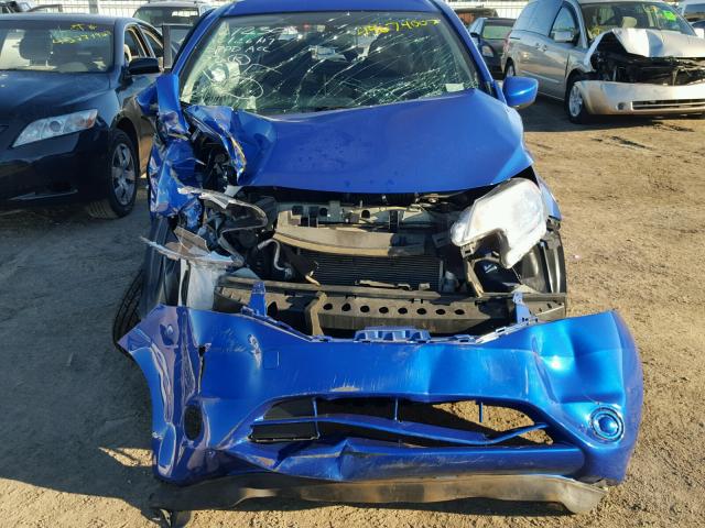 3N1CE2CP9FL442812 - 2015 NISSAN VERSA NOTE BLUE photo 9