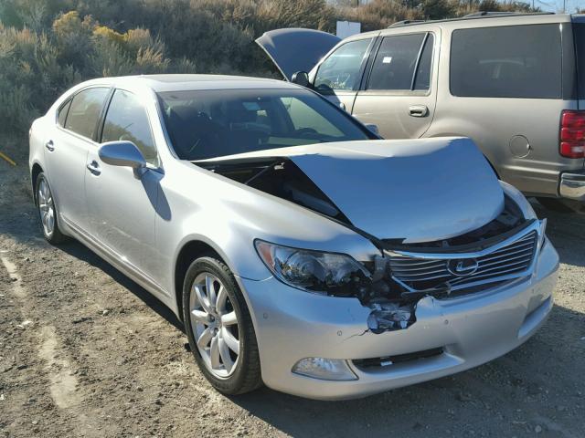 JTHGL46F375002927 - 2007 LEXUS LS 460L SILVER photo 1