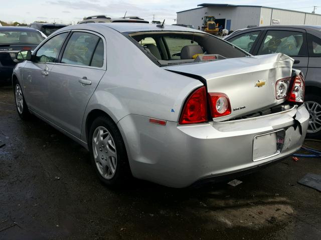 1G1ZB5EB7A4124603 - 2010 CHEVROLET MALIBU LS ვერცხლისფერი ფოტო 3