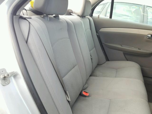 1G1ZB5EB7A4124603 - 2010 CHEVROLET MALIBU LS ვერცხლისფერი ფოტო 6