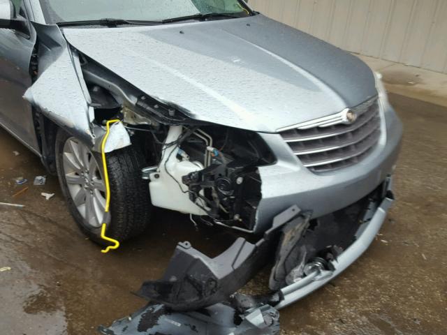 1C3CC5FB6AN230063 - 2010 CHRYSLER SEBRING LI GRAY photo 9