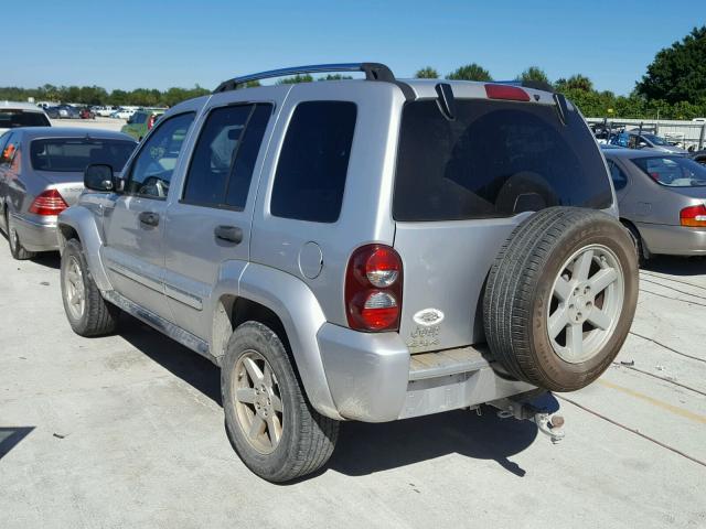 1J4GL58KX6W216978 - 2006 JEEP LIBERTY LI SILVER photo 3