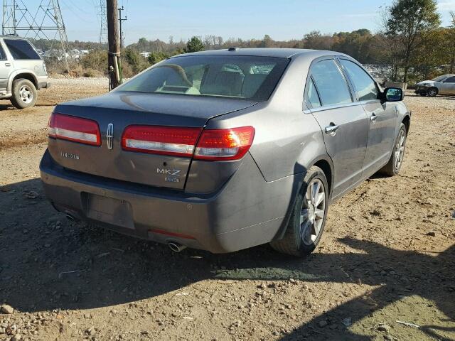 3LNHL2JC7CR812863 - 2012 LINCOLN MKZ GRAY photo 4