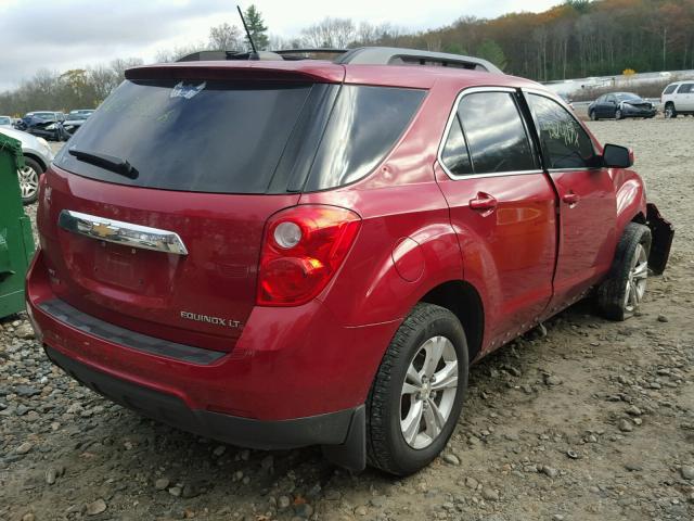 2GNFLFEK4F6426635 - 2015 CHEVROLET EQUINOX LT RED photo 4