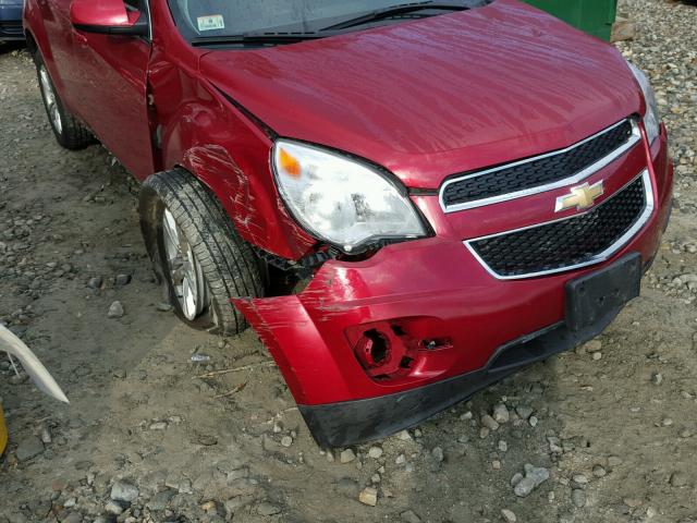 2GNFLFEK4F6426635 - 2015 CHEVROLET EQUINOX LT RED photo 9