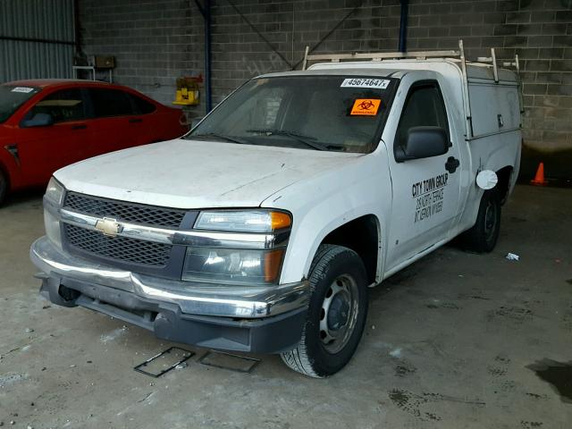 1GCCS146268249275 - 2006 CHEVROLET COLORADO WHITE photo 2