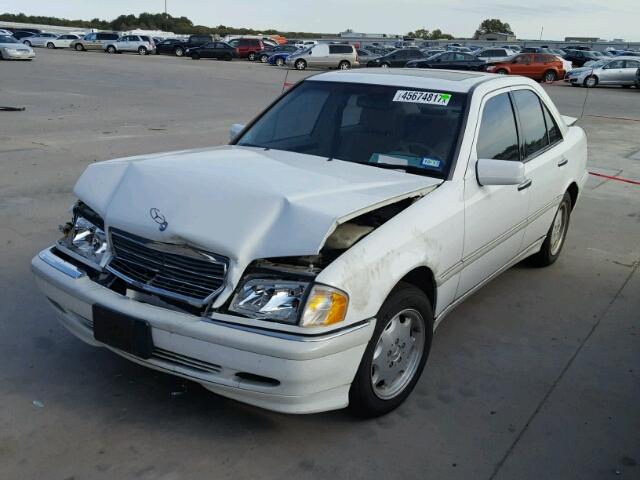 WDBHA29G9XA713302 - 1999 MERCEDES-BENZ C 280 WHITE photo 2