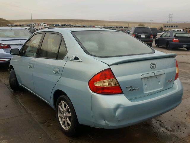 JT2BK18U130084911 - 2003 TOYOTA PRIUS GREEN photo 3