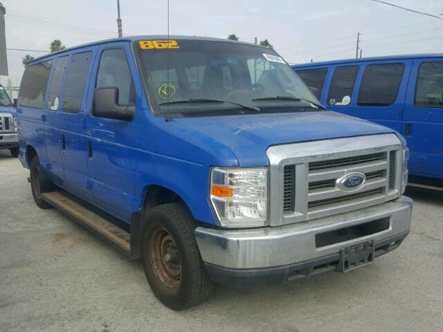 1FBNE3BL3DDA89470 - 2013 FORD ECONOLINE BLUE photo 1