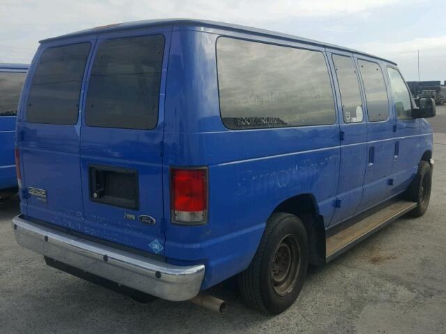 1FBNE3BL3DDA89470 - 2013 FORD ECONOLINE BLUE photo 4