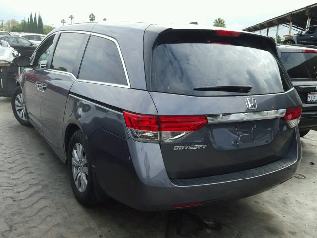 5FNRL5H6XGB114104 - 2016 HONDA ODYSSEY EX GRAY photo 3